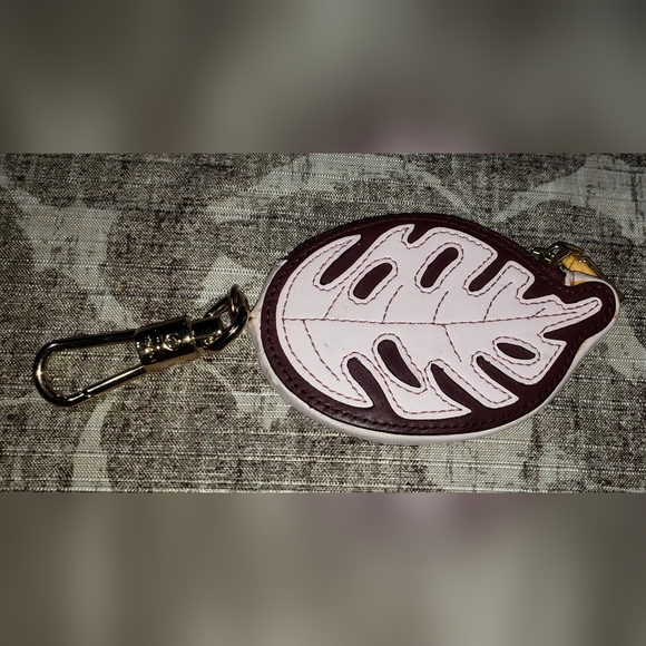 Fossil Amelia Hobo Shoulder Bag and Wallet Set (and Coin Purse) Leather Burgundy - Picture 6 of 16